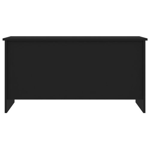  fekete szerelt fa dohányzóasztal 102 x 55,5 x 52,5 cm