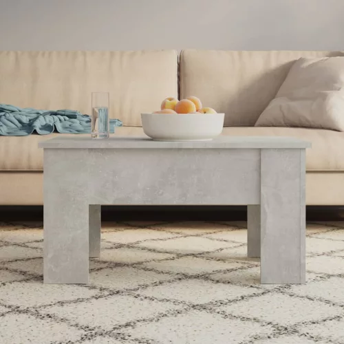  betonszürke szerelt fa dohányzóasztal 79x49x41 cm