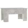  betonszürke szerelt fa dohányzóasztal 79x49x41 cm