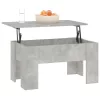  betonszürke szerelt fa dohányzóasztal 79x49x41 cm