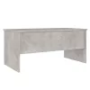  betonszürke szerelt fa dohányzóasztal 102 x 50,5 x 46,5 cm