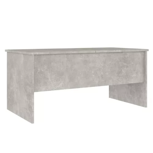  betonszürke szerelt fa dohányzóasztal 102 x 50,5 x 46,5 cm