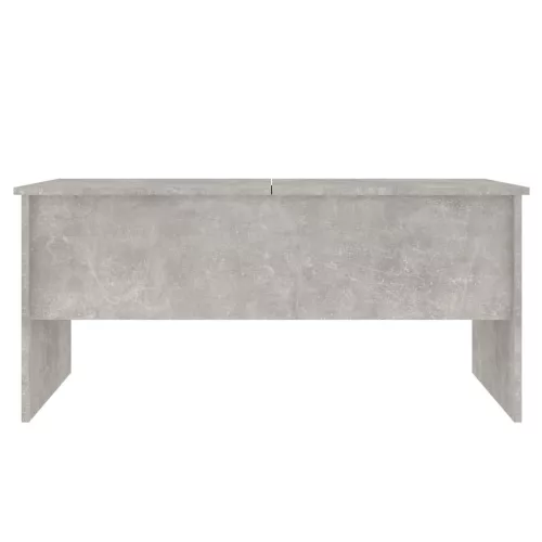  betonszürke szerelt fa dohányzóasztal 102 x 50,5 x 46,5 cm