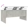  betonszürke szerelt fa dohányzóasztal 102 x 50,5 x 46,5 cm