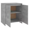  betonszürke szerelt fa tálalószekrény 70x41x75 cm