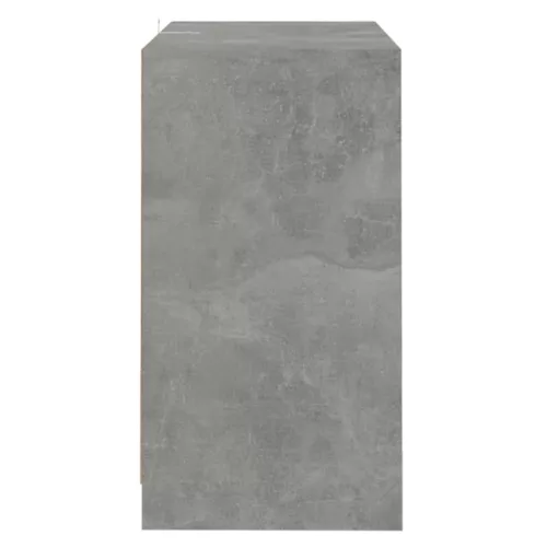  betonszürke szerelt fa tálalószekrény 70x41x75 cm