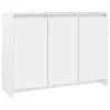  fehér szerelt fa tálalószekrény 102 x 33 x 75 cm