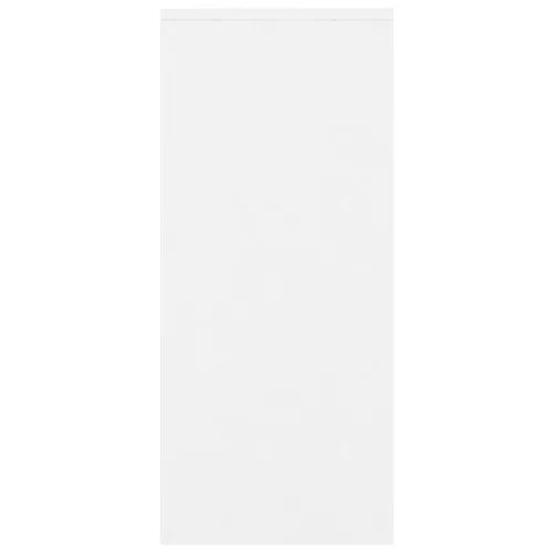  fehér szerelt fa tálalószekrény 102 x 33 x 75 cm