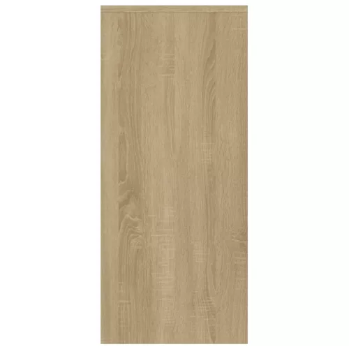  sonoma tölgy színű szerelt fa tálalószekrény 102 x 33 x 75 cm