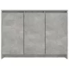  betonszürke szerelt fa tálalószekrény 102 x 33 x 75 cm