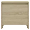  sonoma tölgy színű szerelt fa éjjeliszekrény 45x34x44,5 cm