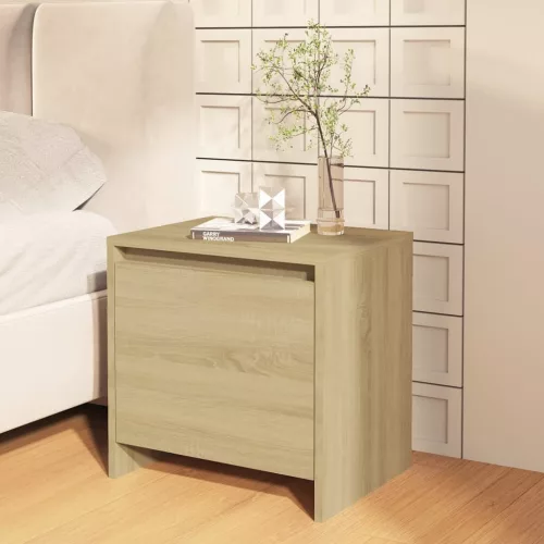  2 db sonoma tölgy éjjeliszekrény 45x34x44,5 cm