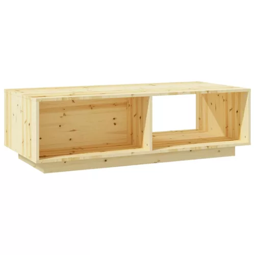  tömör fenyőfa dohányzóasztal 110 x 50 x 33,5 cm
