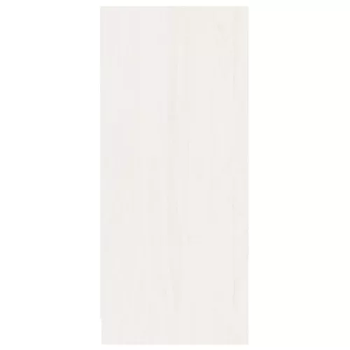  fehér tömör fenyőfa tálalószekrény 70 x 33 x 76 cm