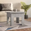  betonszürke szerelt fa dohányzóasztal 55 x 55 x 42 cm