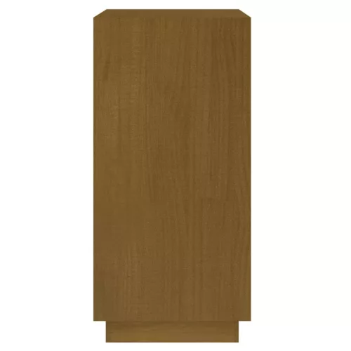  mézbarna tömör fenyőfa könyvszekrény 40 x 35 x 71 cm