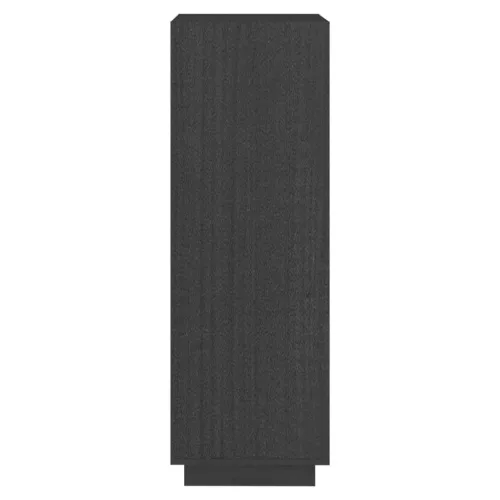  szürke tömör fenyőfa könyvszekrény/térelválasztó 40x35x103 cm 