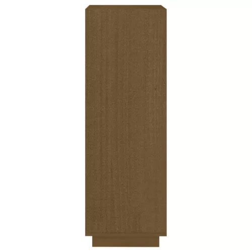  mézbarna tömör fenyőfa könyvszekrény/térelválasztó