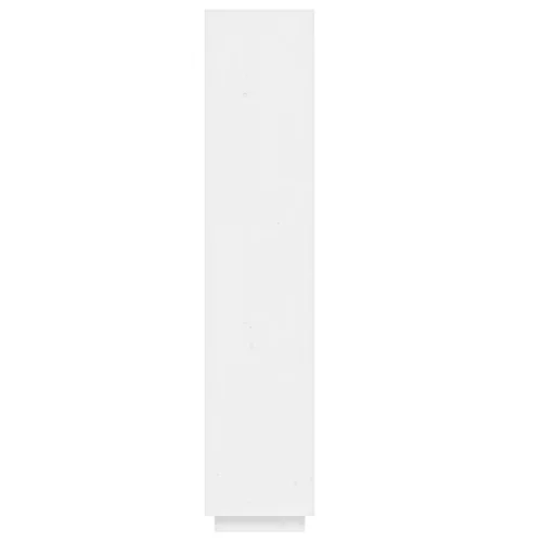  fehér tömör fenyőfa könyvszekrény/térelválasztó 40x35x167 cm