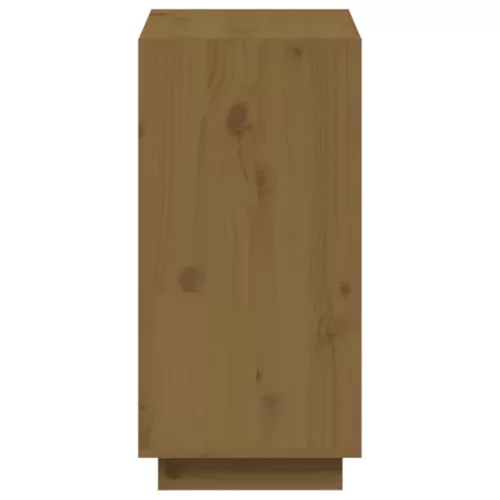  mézbarna tömör fenyőfa könyvszekrény 60 x 35 x 71 cm