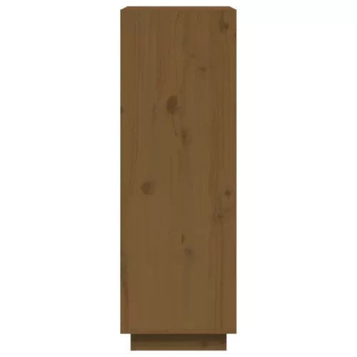  mézbarna tömör fenyőfa könyvszekrény/térelválasztó 60x35x103 cm