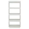  fehér tömör fenyőfa könyvszekrény/térelválasztó 60x35x135 cm 