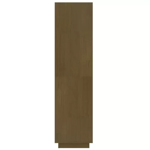  mézbarna tömör fenyőfa könyvszekrény/térelválasztó 60x35x135cm 