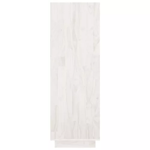  fehér tömör fenyőfa könyvszekrény/térelválasztó 80x35x103 cm