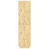  tömör fenyőfa könyvszekrény/térelválasztó 80 x 35 x 135 cm