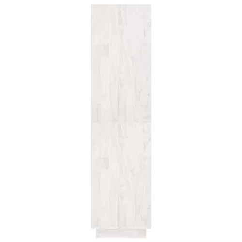  fehér tömör fenyőfa könyvszekrény/térelválasztó 80x35x135 cm 