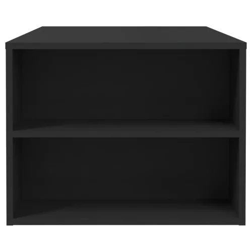  fekete szerelt fa dohányzóasztal 102 x 55 x 42 cm