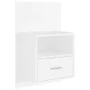 2 db fehér falra szerelhető éjjeliszekrény
