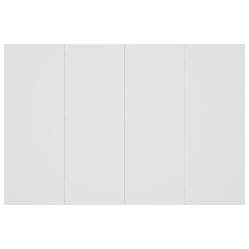  fehér szerelt fa ágyfejtámla 120 x 1,5 x 80 cm