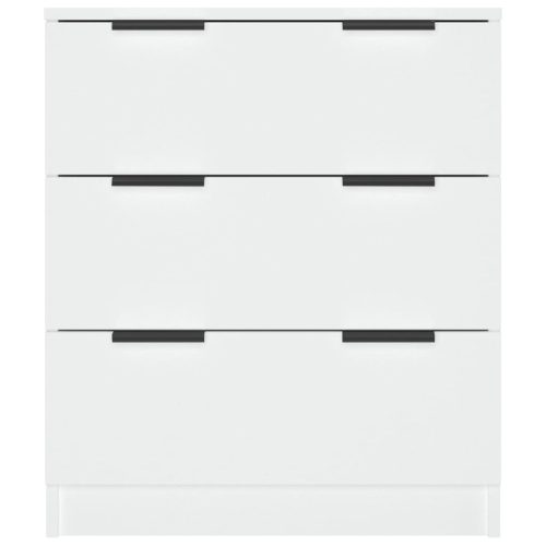  fehér szerelt fa tálalóasztal 60 x 30 x 70 cm