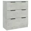  betonszürke szerelt fa tálalóasztal 60 x 30 x 70 cm