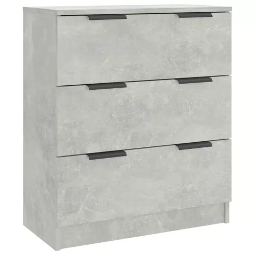  betonszürke szerelt fa tálalóasztal 60 x 30 x 70 cm