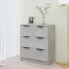  betonszürke szerelt fa tálalóasztal 60 x 30 x 70 cm