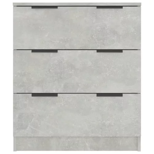  betonszürke szerelt fa tálalóasztal 60 x 30 x 70 cm