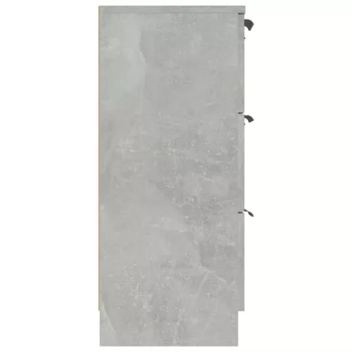  betonszürke szerelt fa tálalóasztal 60 x 30 x 70 cm