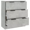  betonszürke szerelt fa tálalóasztal 60 x 30 x 70 cm