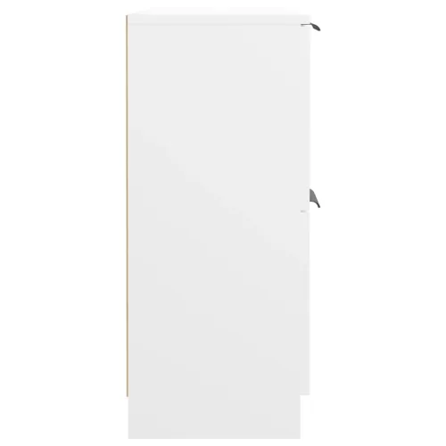  fehér szerelt fa tálalóasztal 60 x 30 x 70 cm