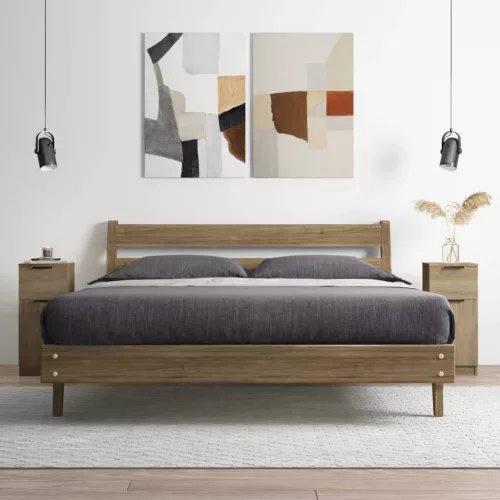  2 db sonoma tölgy színű szerelt fa tálalószekrény 30x30x70 cm