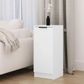  fehér szerelt fa tálalószekrény 30 x 30 x 70 cm