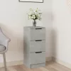  betonszürke szerelt fa tálalóasztal 30 x 30 x 70 cm