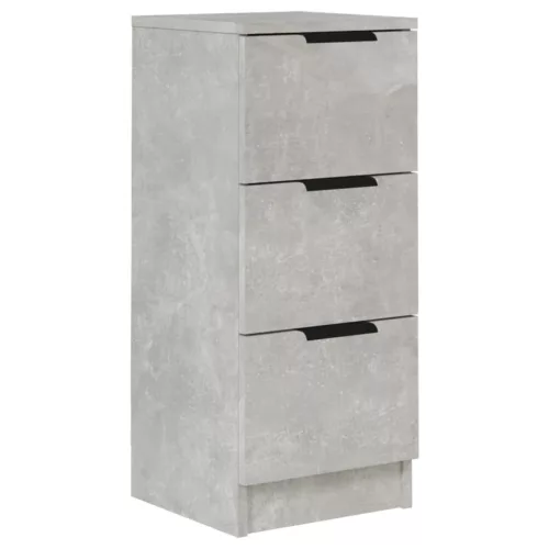  betonszürke szerelt fa tálalóasztal 30 x 30 x 70 cm