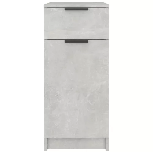  betonszürke szerelt fa íróasztalszekrény 33,5 x 50 x 75 cm