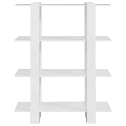  fehér könyvszekrény/térelválasztó 100x30x123,5 cm