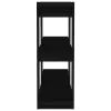  fekete könyvszekrény/térelválasztó 100 x 30 x 87 cm