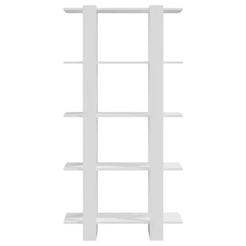  fehér szerelt fa könyvszekrény/térelválasztó 80 x 30 x 160 cm