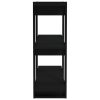  fekete könyvszekrény/térelválasztó 80 x 30 x 87 cm